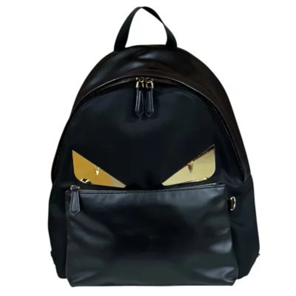 Fendi Monster Bugs Monster Backpack Daypack Leather